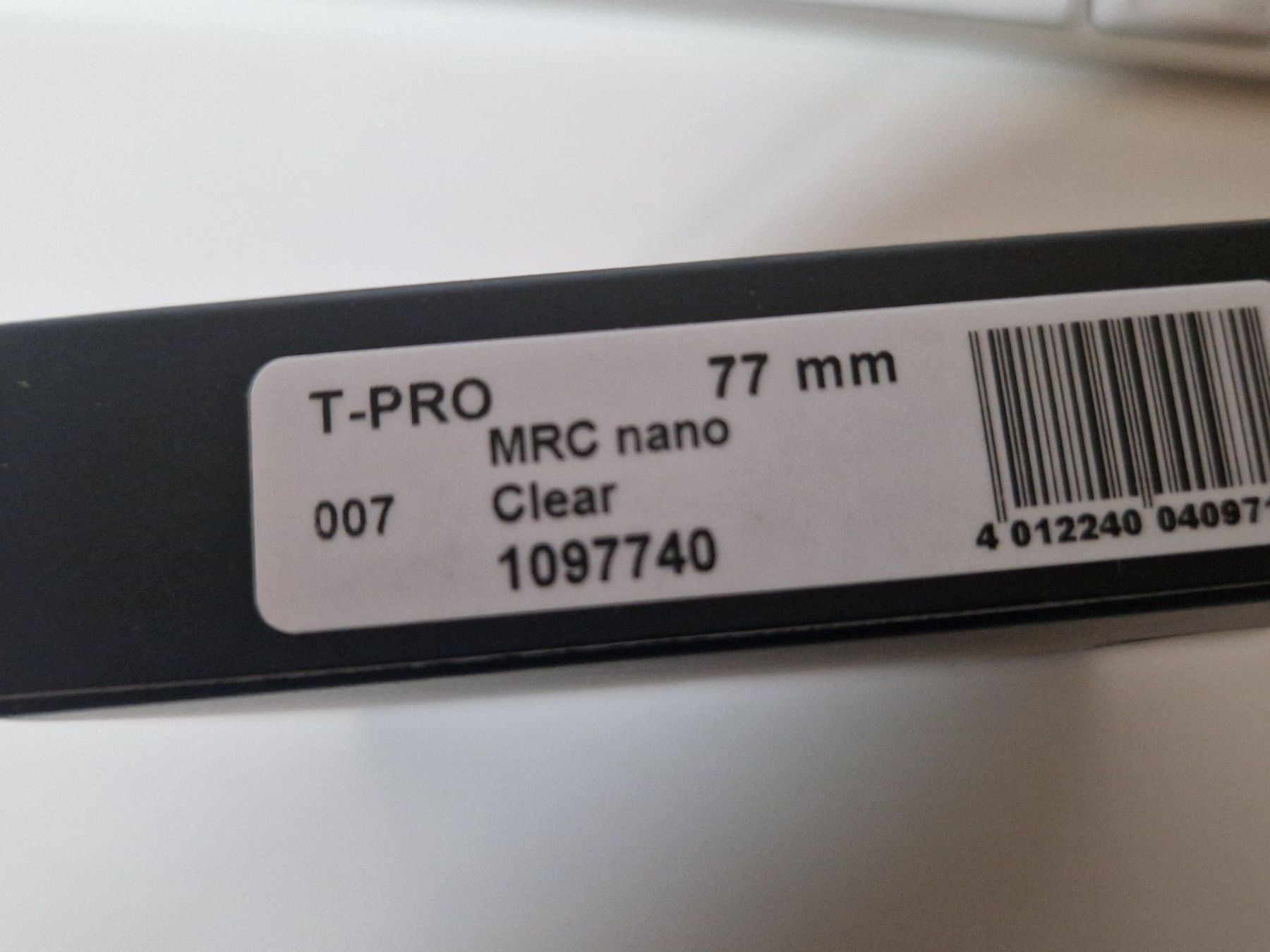 Filter: B+W Filter 77mm Clear (T-PRO) MRC – Gebraucht aus Wikon von digital4you 1