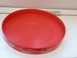 2 St. Servierbrett COCA COLA Vintage Kunststoff