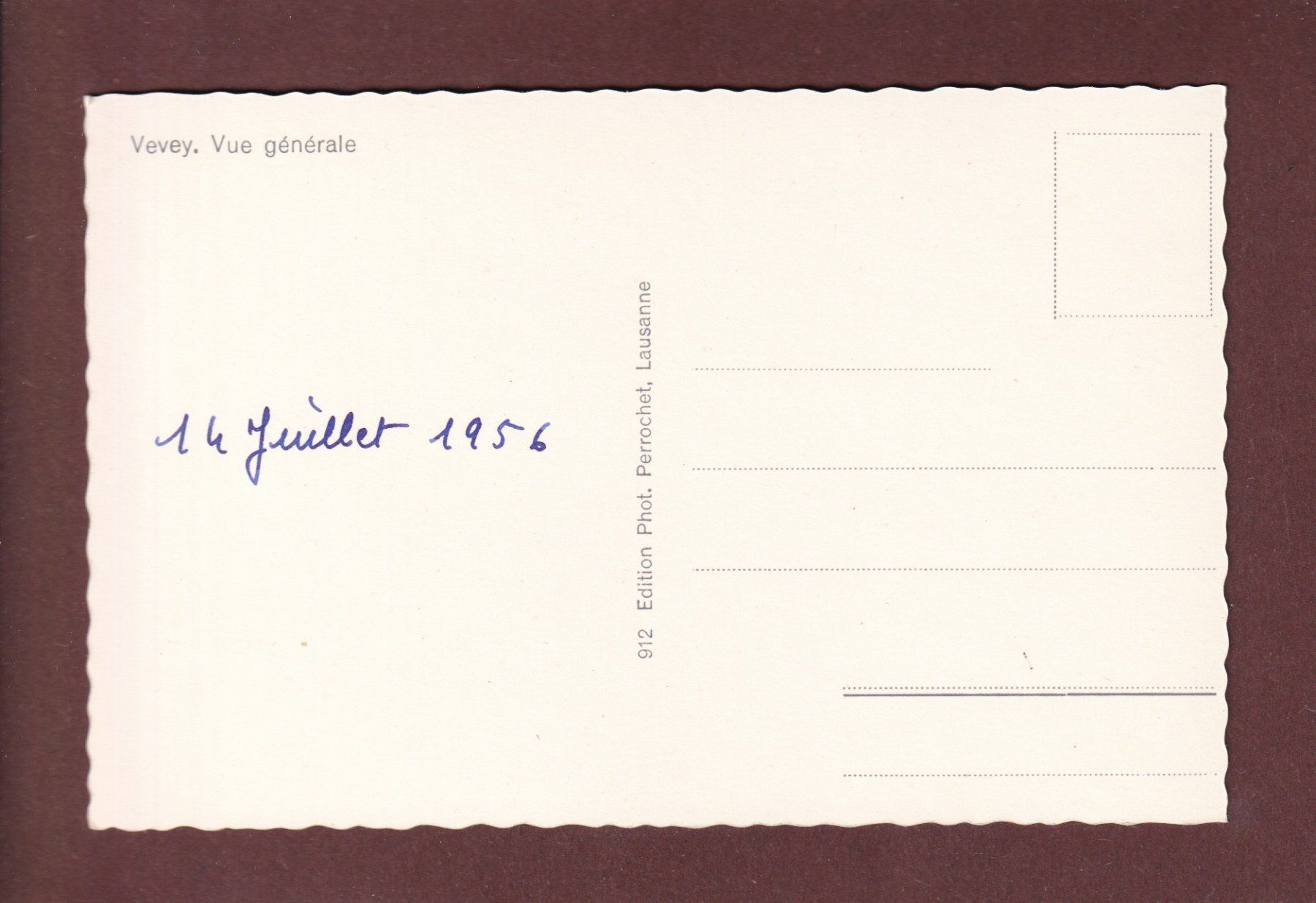 Ansichtskarten: VEVEY - Dents du Midi – Gebraucht aus Pully von nicecards-shop 1