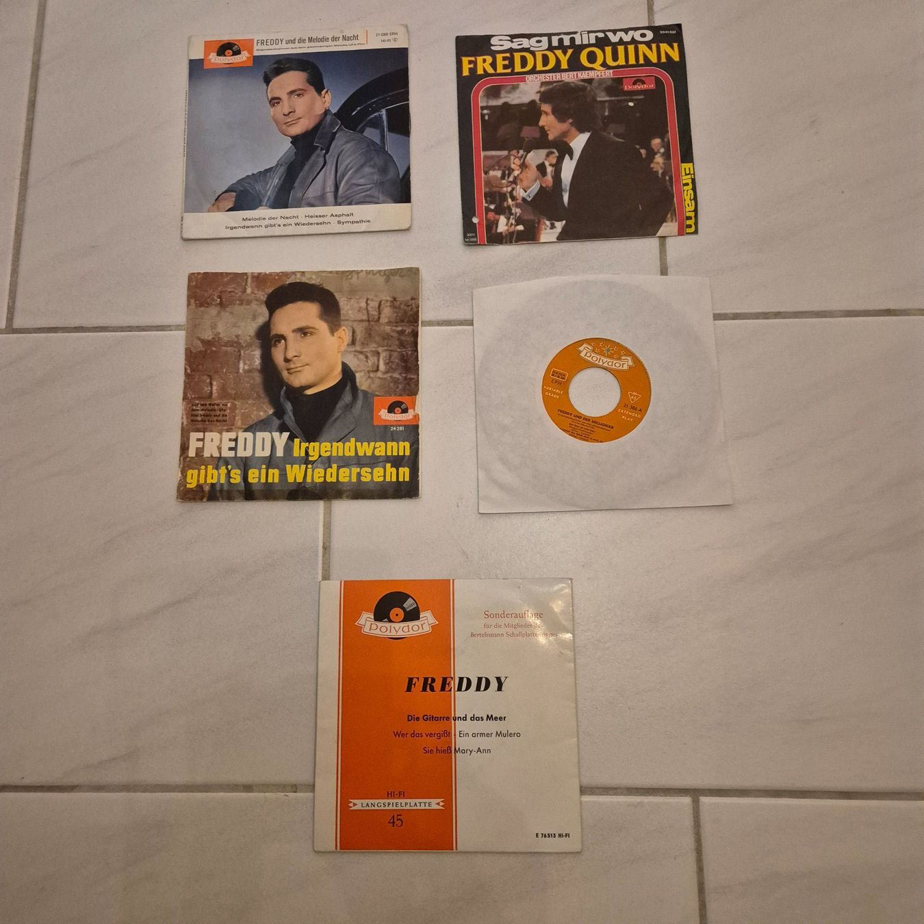 Dischi in vinile: Freddy Quinn Singles Sammlung – Usato da Arni AG venduto da kurtrmeier