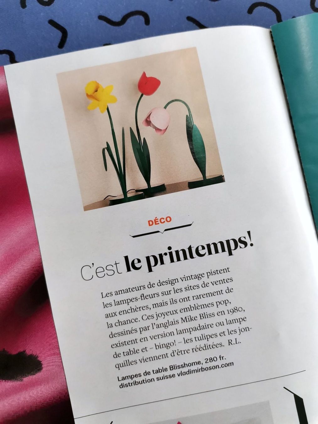 Lampade: Lampe de table, Flower Lights, 1980, design, vintage – Nuovo e nell'imballaggio originale da Lausanne venduto da huitre01 2