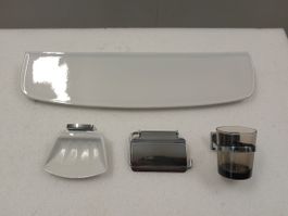 Badezimmer-Set, Keramik/Metall,  Zustand gebraucht!