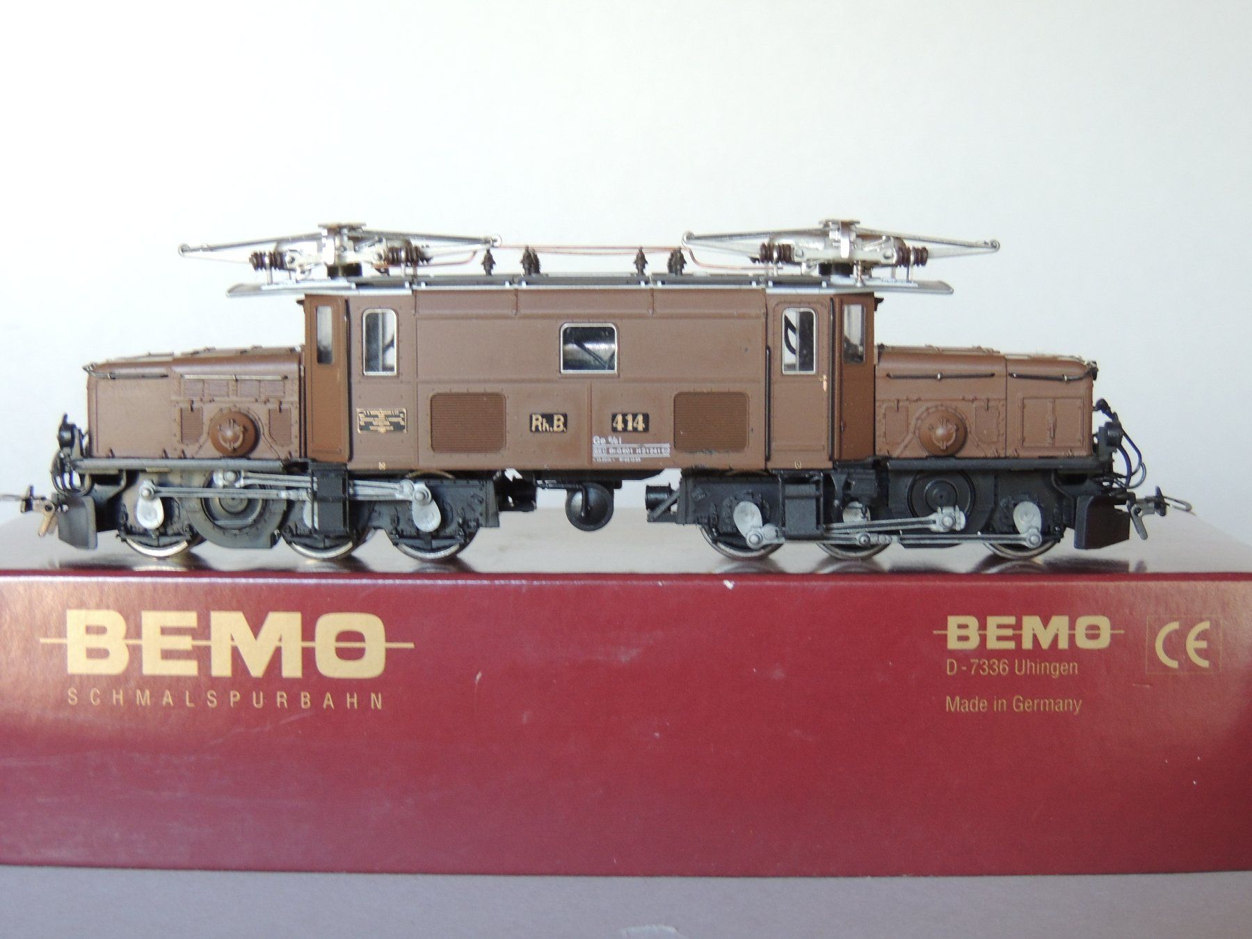 Bemo Modellini di ferrovie: BEMO RhB Ge 6/6' Nr. 414 – Usato da Igis venduto da Lazio16 2