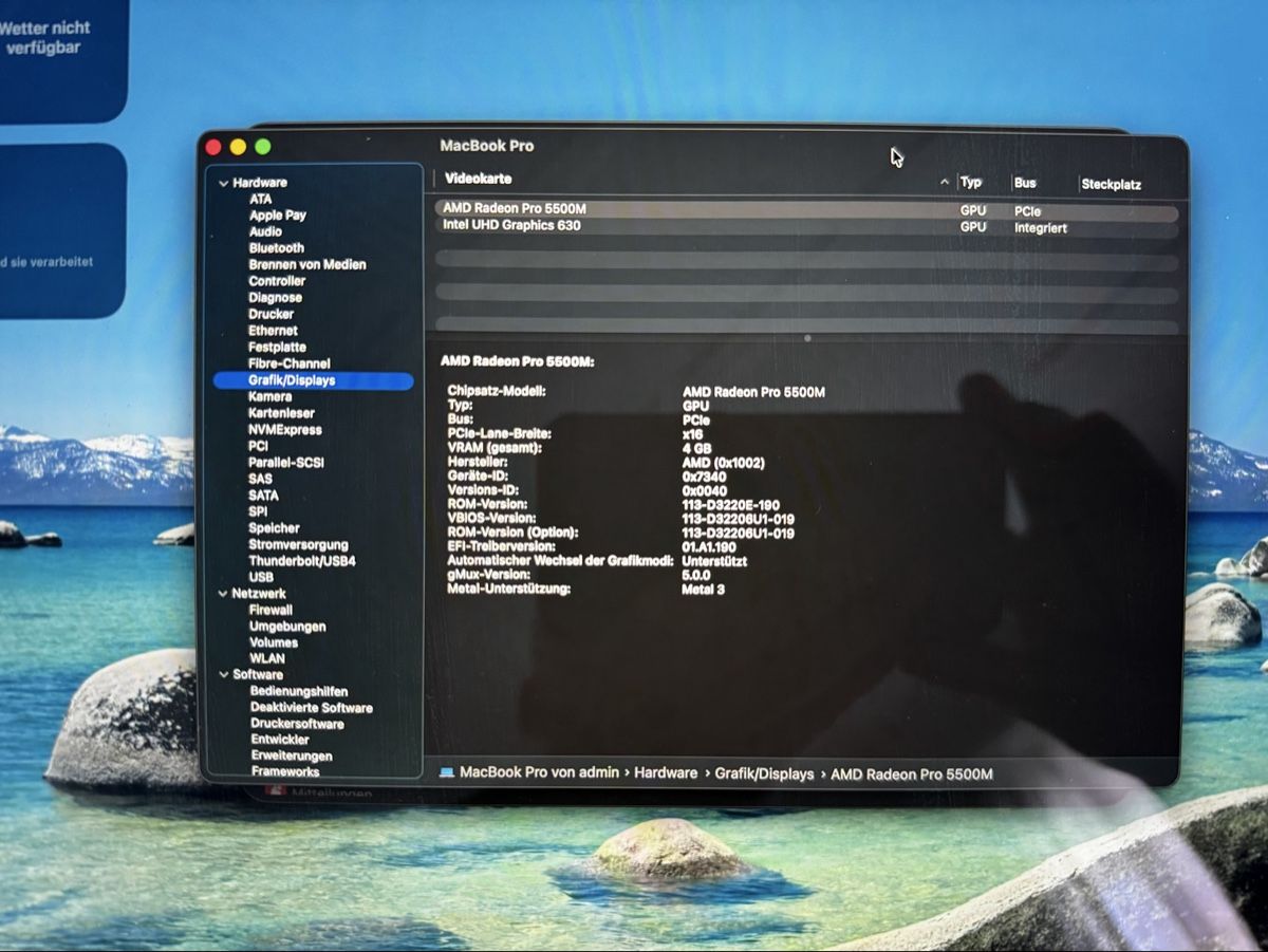 Apple Notebooks: 2019 MacBook Pro 16 – Gebraucht aus Schwyz von wil_y9f7 1