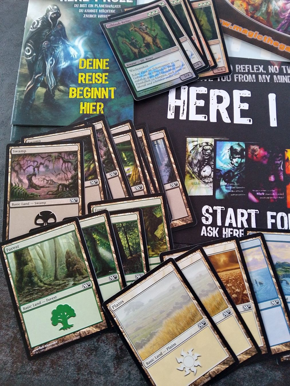 Magic The Gathering Carte collezionabili: Magic the Gathering Werbe-Artikel, Demo CD, Länder usw. – Usato da Wohlen AG venduto da salamanderspielwaren 4