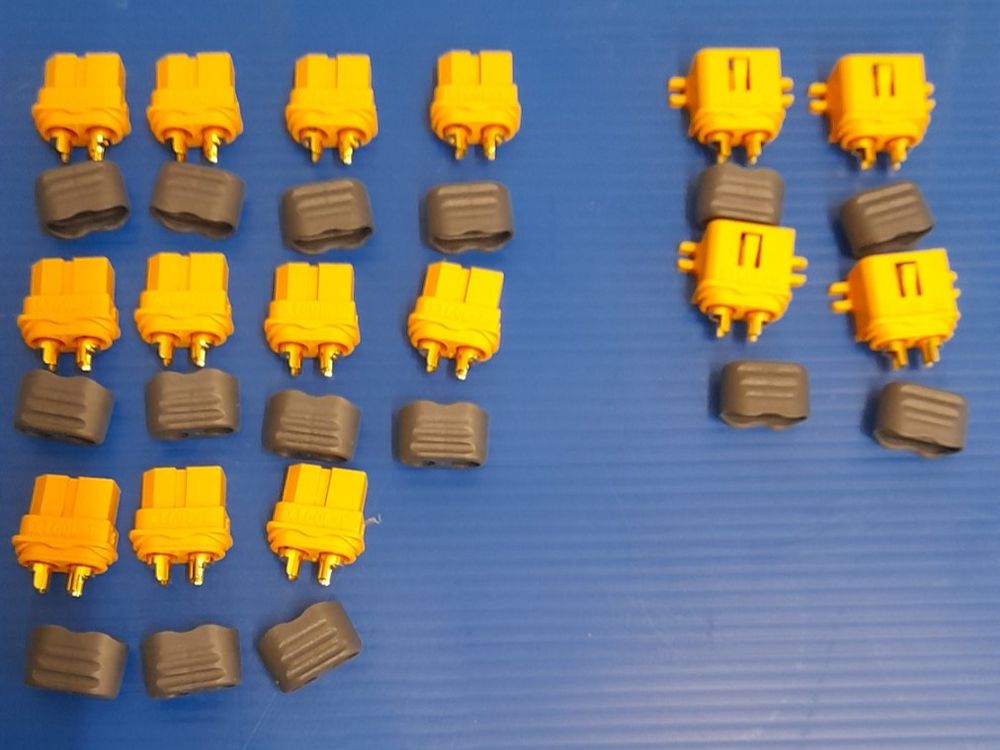 8 Paar XT60 Steckverbinder Mit Schutzhülle – 24k Gold Beschichtet, Für RC-Modelle & LiPo Akkus