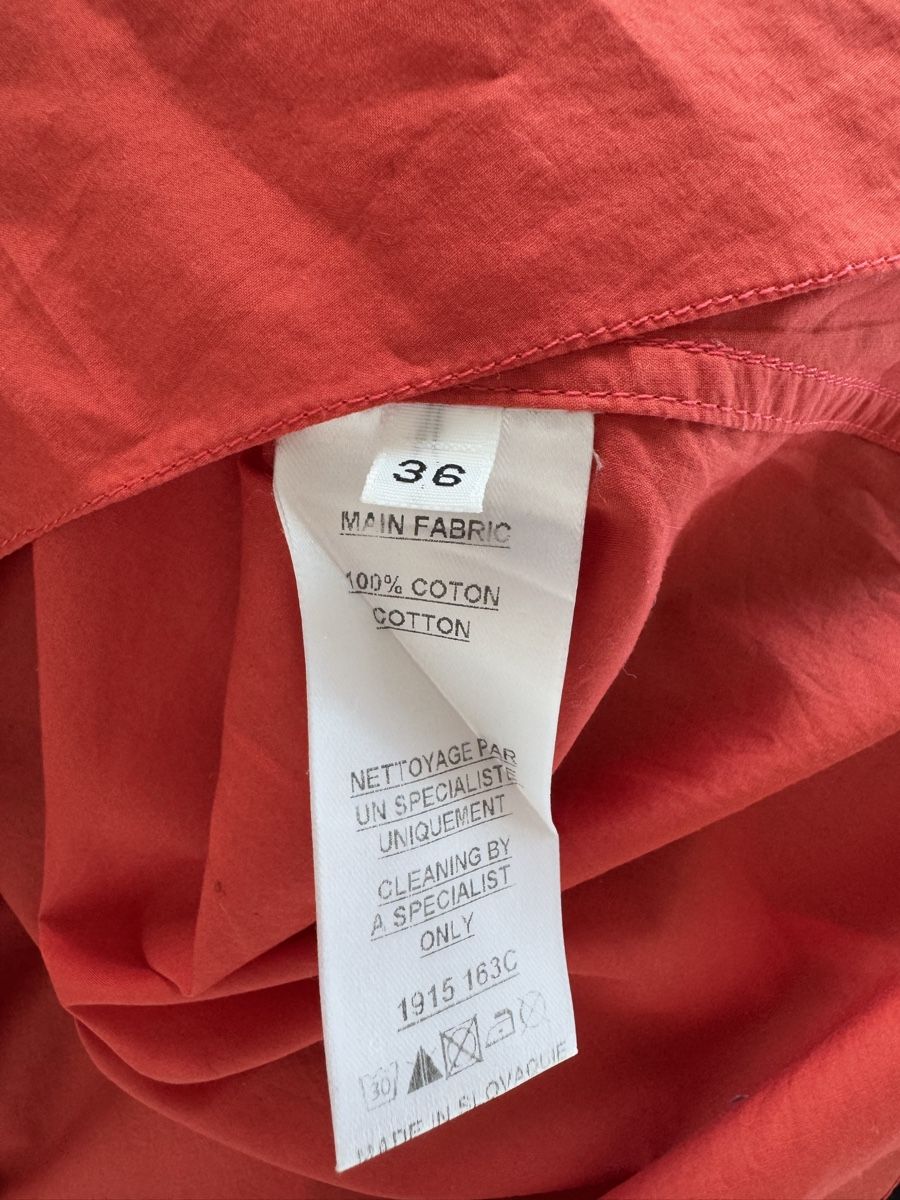 Balmain Camicette: Balmain Red Cotton Shirt, Size 36 – Usato da Dübendorf venduto da Pink.Blue 2