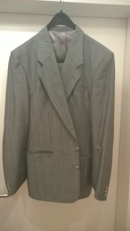 Herren Hochzeitanzug 1 Reiher grau meliert