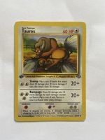 Pokemon Karte Tauros first Edition Jungle vintage