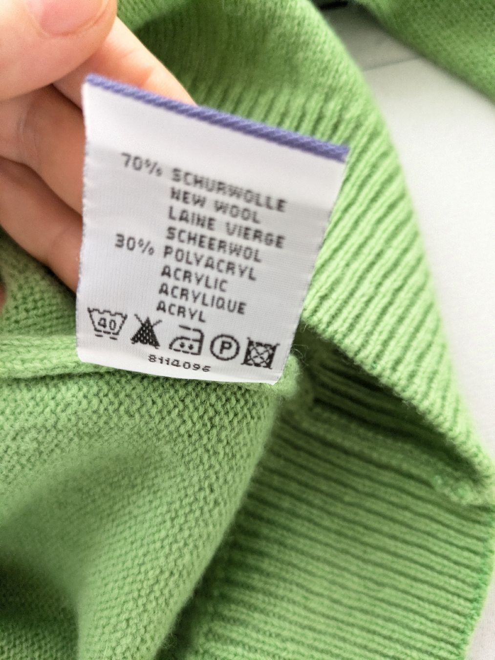 Pullover & Sweatshirts: Herren Pullover Peter Milkowski Grösse XL hellgrün, Wolle 70 – Gebraucht aus Rorschach von joh_v2y2 4