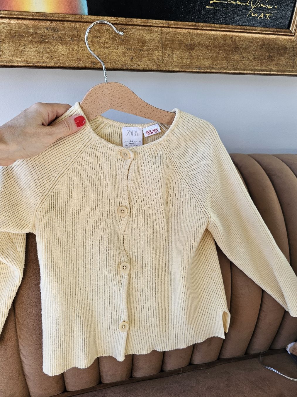 Zara Giacche & Cappotti: Zara Yellow Cardigan – Usato da Cologny venduto da Selin34 2