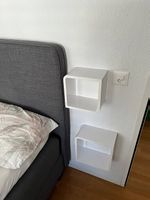 2 Wandregale weiss, modern
