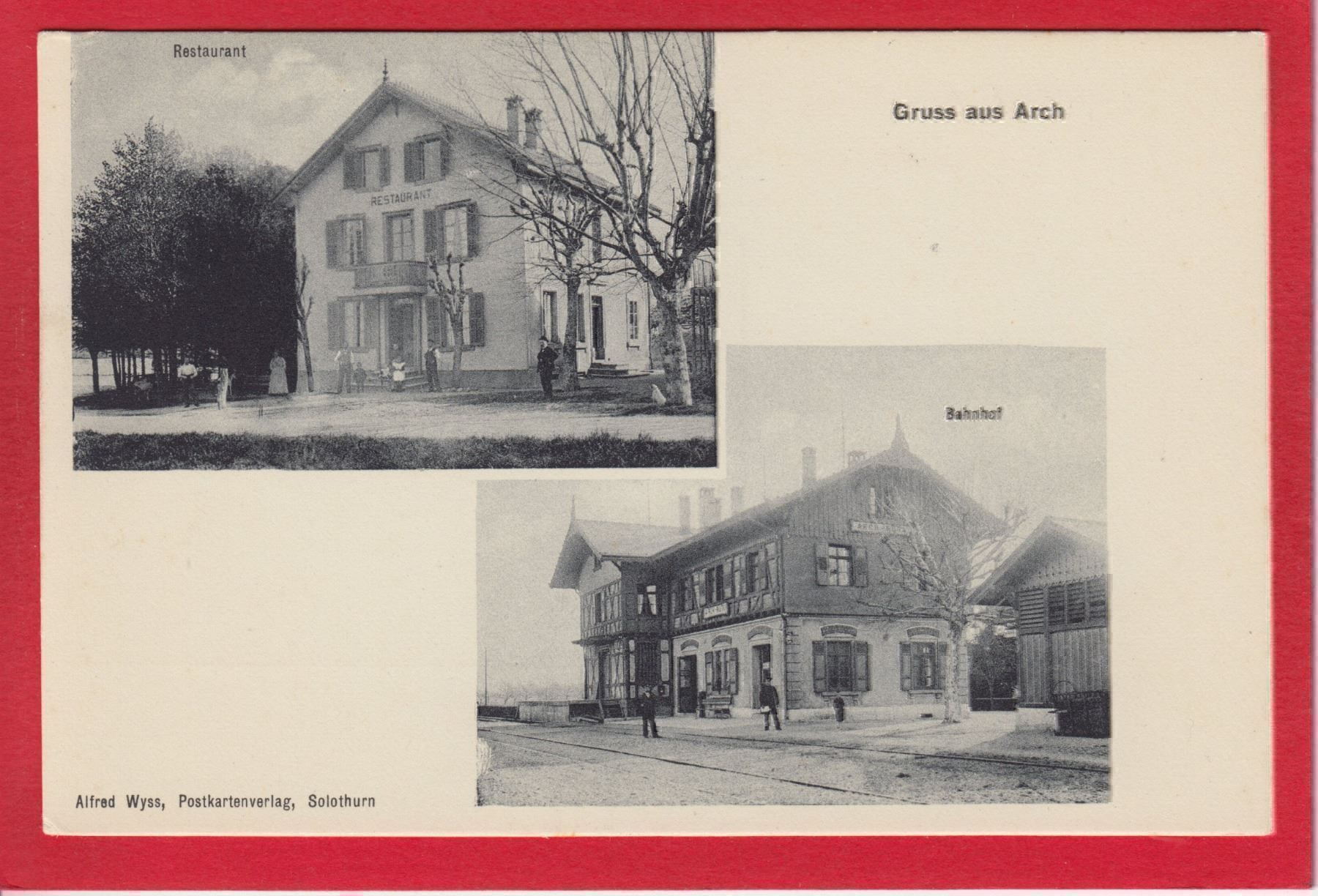 Cartoline postali: AK ARCH BAHNHOF – Usato da Grüningen venduto da Kartensammler