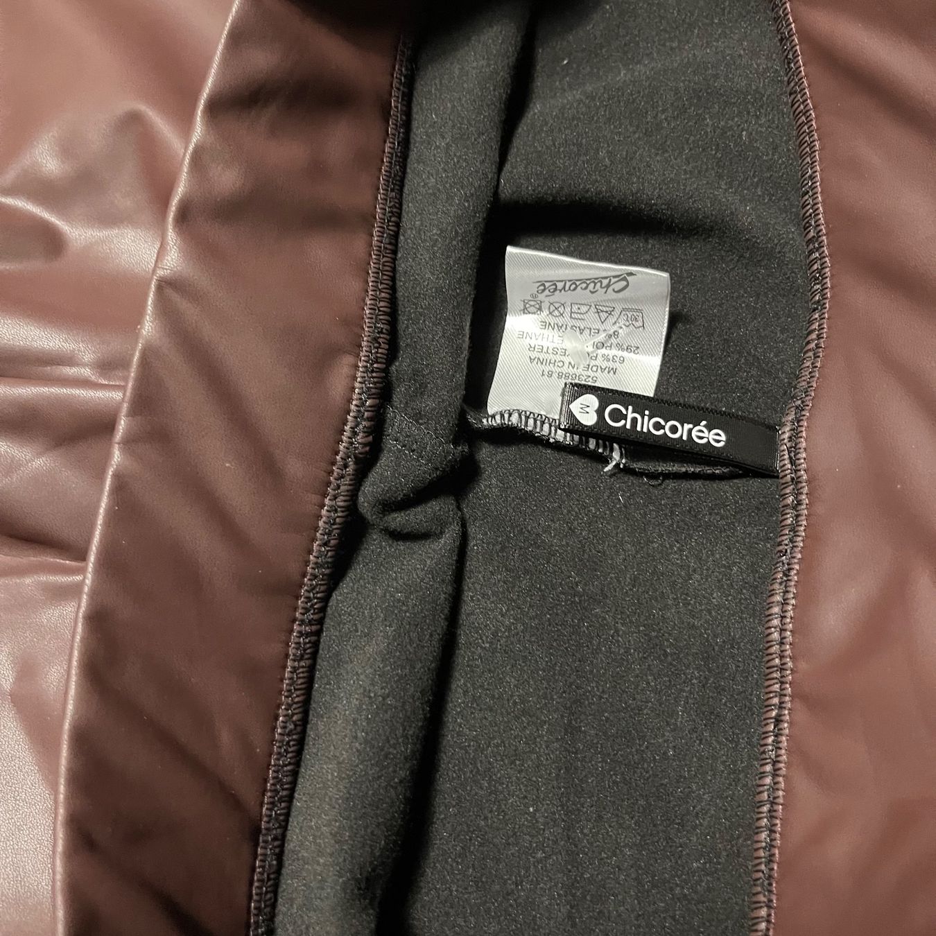 Leggings: Leggings -pelle ecco Chicorée, colore chocolate-M/L – Nuovo e nell'imballaggio originale da Gordevio venduto da LanaZimm 4