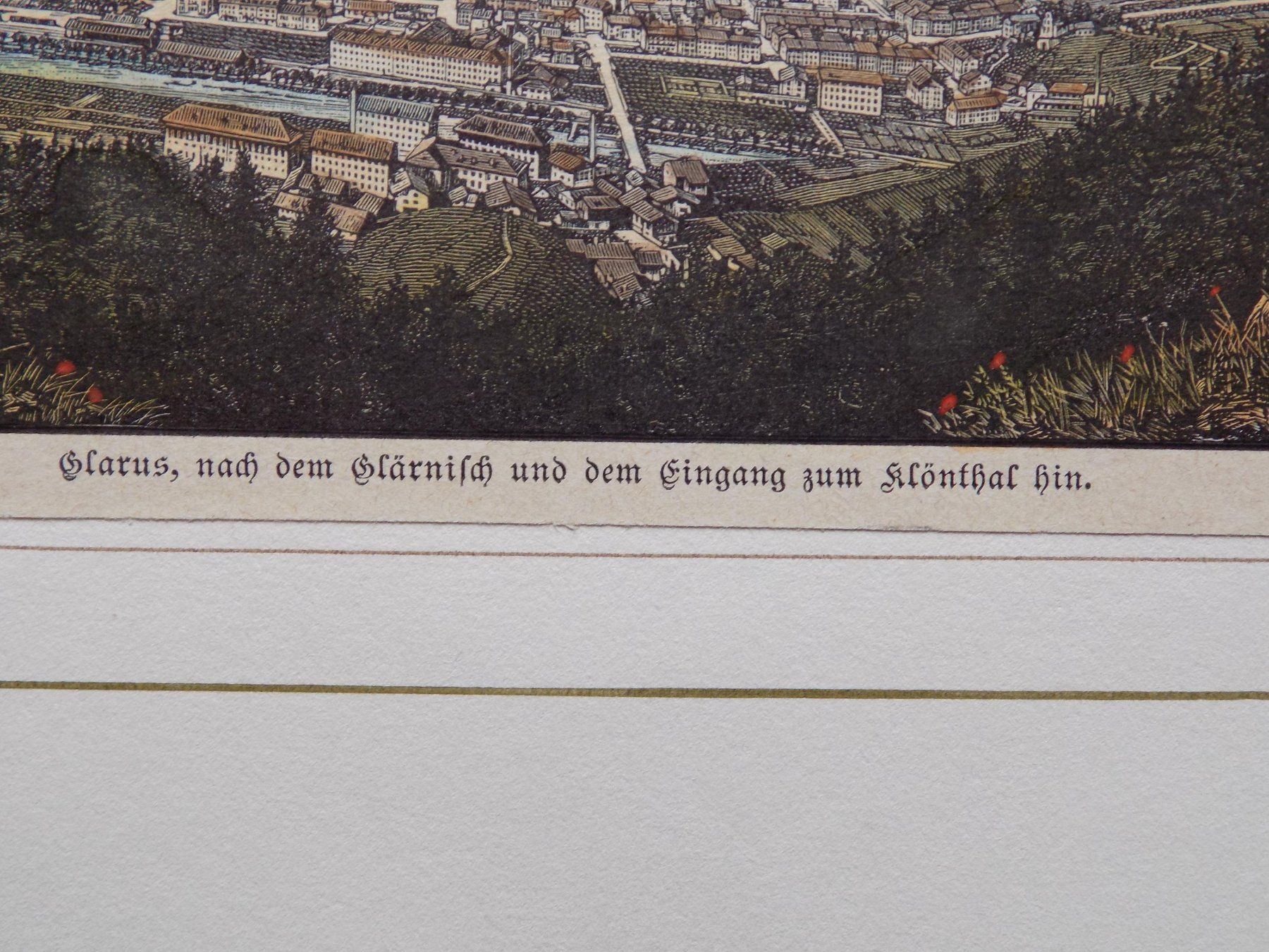 Incisioni: Glarus koloriert – Usato da Risch venduto da Rischli15 2