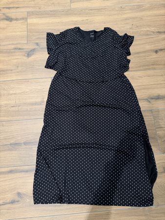 Damen Kleid schwarz-weiss Punkte Grösse XXL Neu / Ungetragen