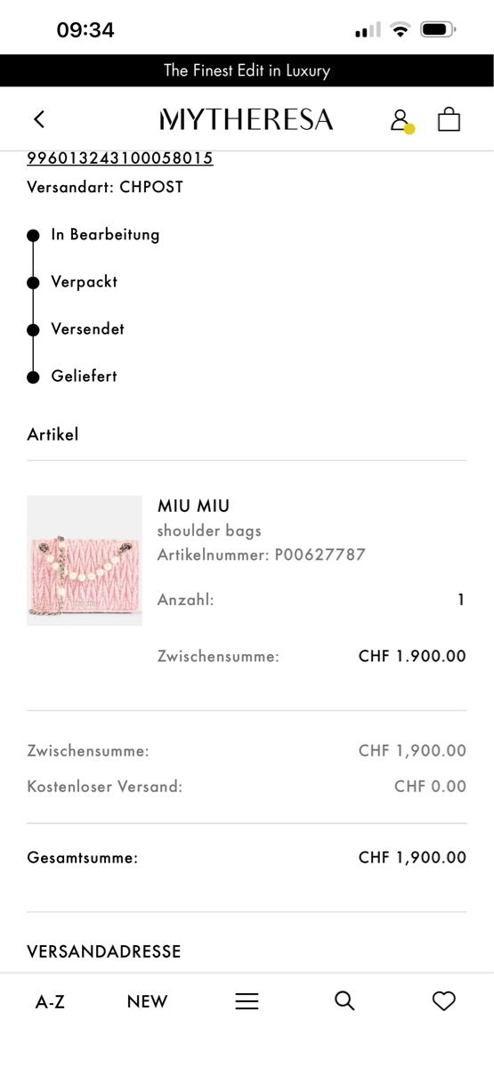 Miu Miu Borse da donna: Miu Miu Handtasche Rosa Tweed mit Perlen – Usato da Jona venduto da Ancci 9