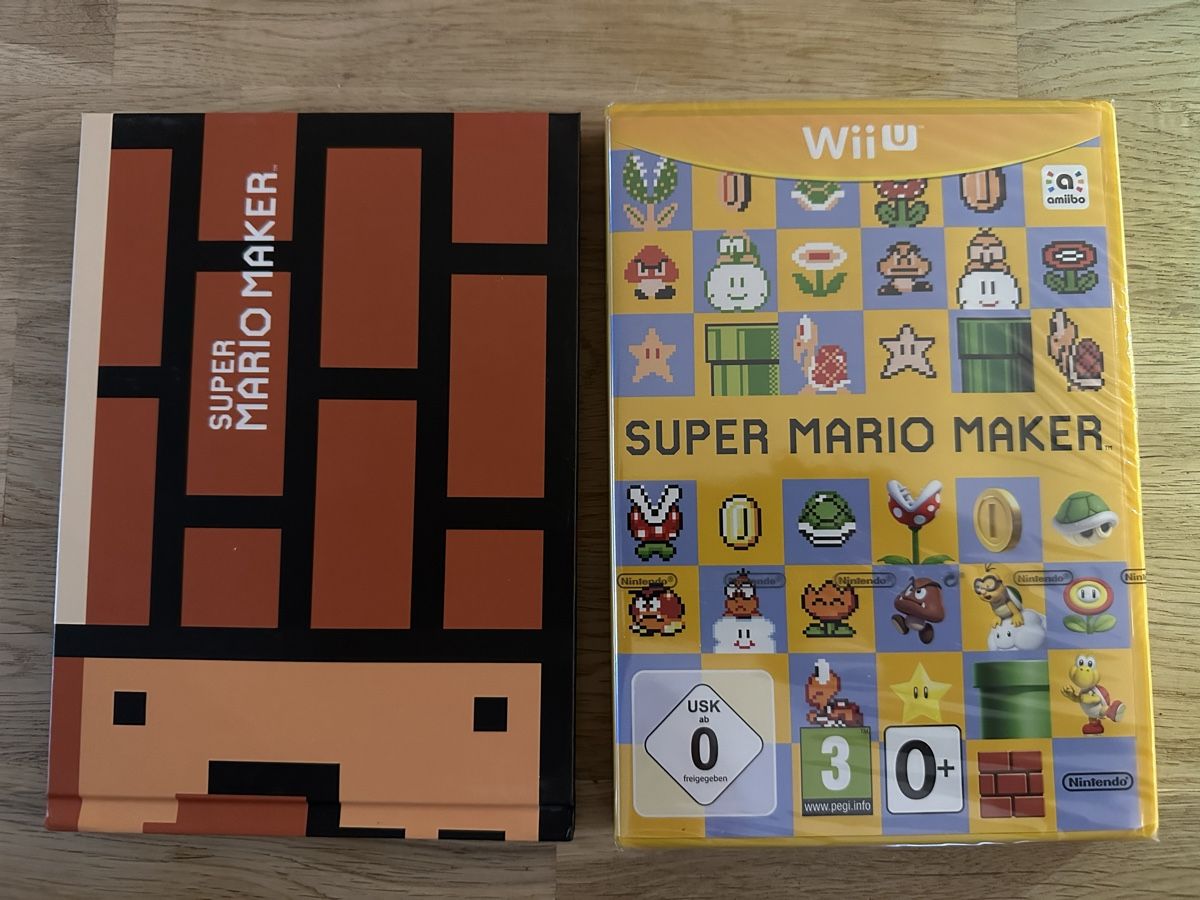 Nintendo Spiele: Super Mario Maker Nintendo WiiU Neu – Neu (gemäss Beschreibung) aus Kestenholz von Mad18 2
