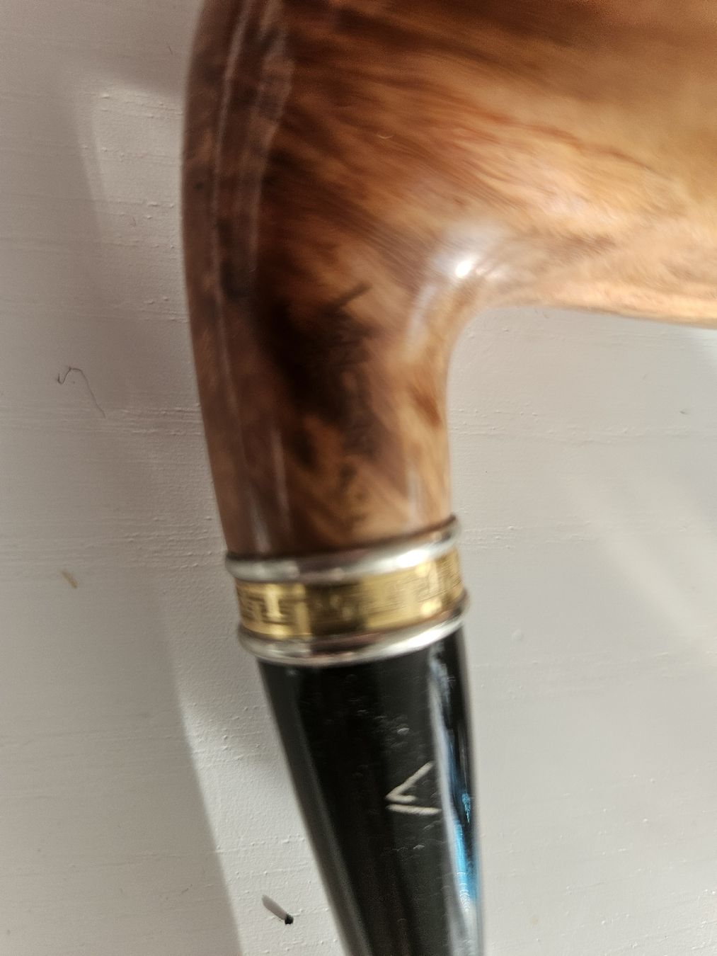 Pipes & Accessoires: Rustikale Pfeife mit Silberband – D'occasion à Menzingen par mar_5cfw 2