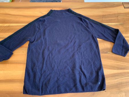 MONARI Edel Strickpullover lila/blau Grösse L