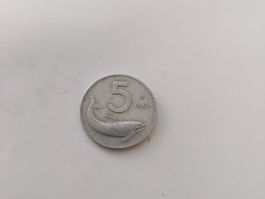 ITALIA MONETA 5 LIRE 1951 SELTEN, SIEHE BILDER