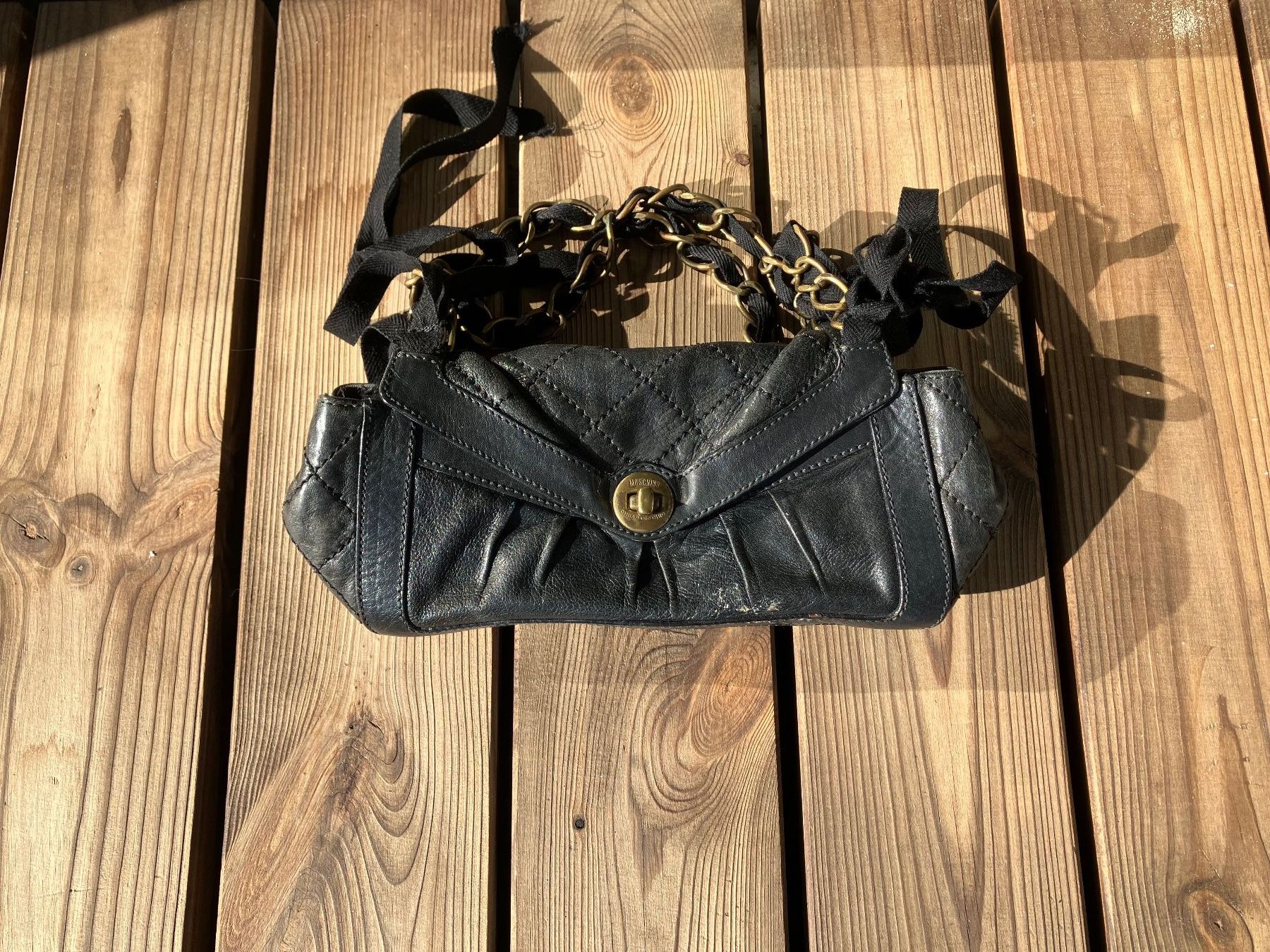 Moschino Borse da donna: Original Moschino Lederhandtasche – Usato da Bern venduto da larabit 1