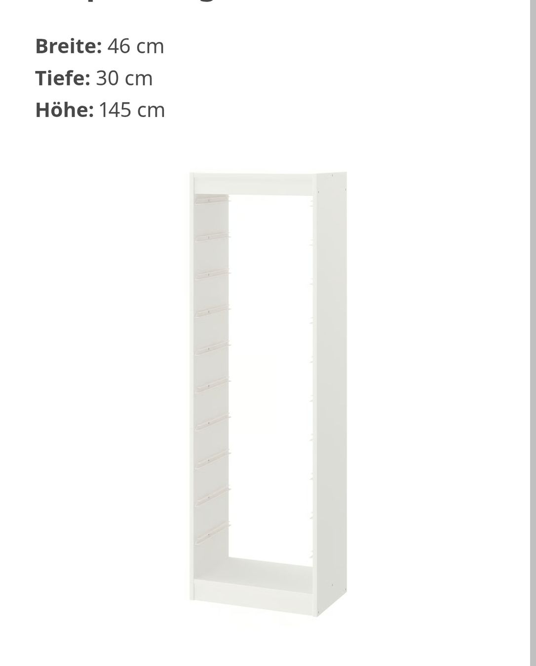Ikea Scaffali: Trofast Ikea Regal weiss – Usato da Uster venduto da Mira_bai 3