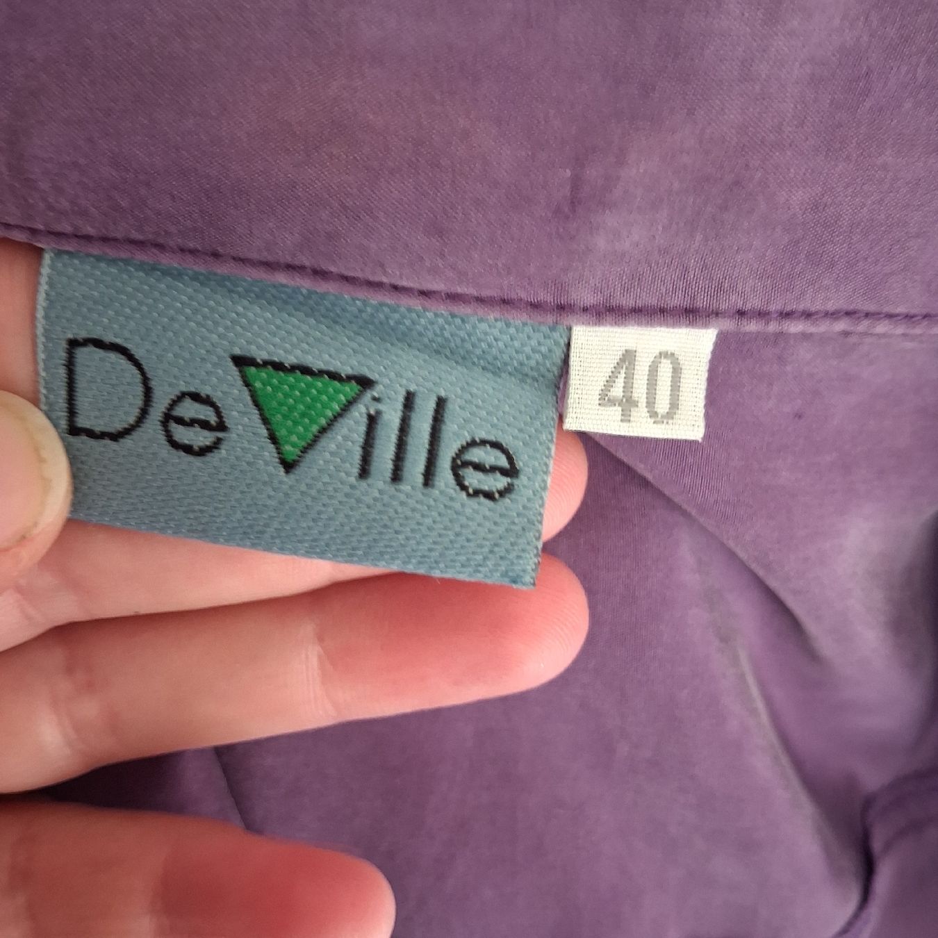 Chemisiers: Vintage Silk Blouse DeVille Light Purple – Neuf (Voir description) à Wil SG par tre_g2l7 3