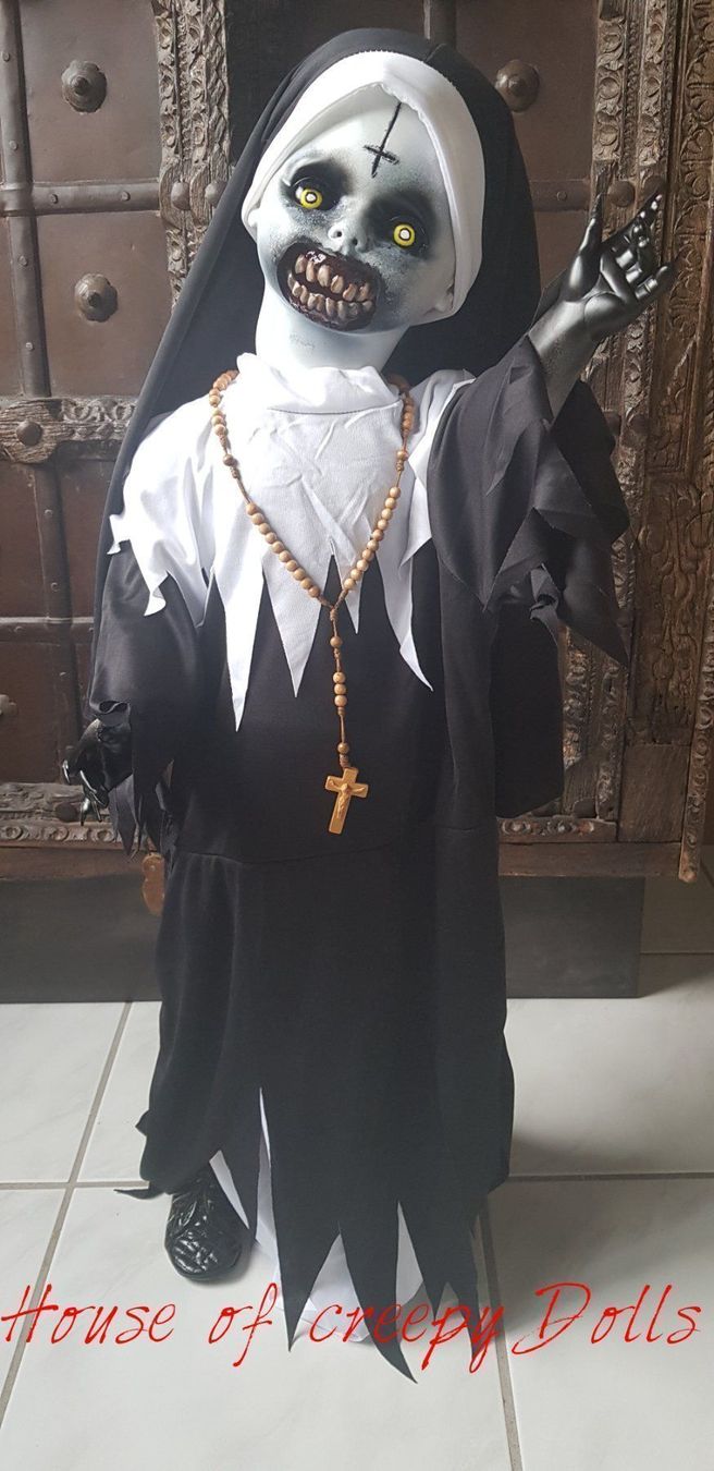 Puppen: HALLOWEEN/ HORROR GRUSEL NONNE – Neu (gemäss Beschreibung) aus Root von LifestyleAccessoires 6