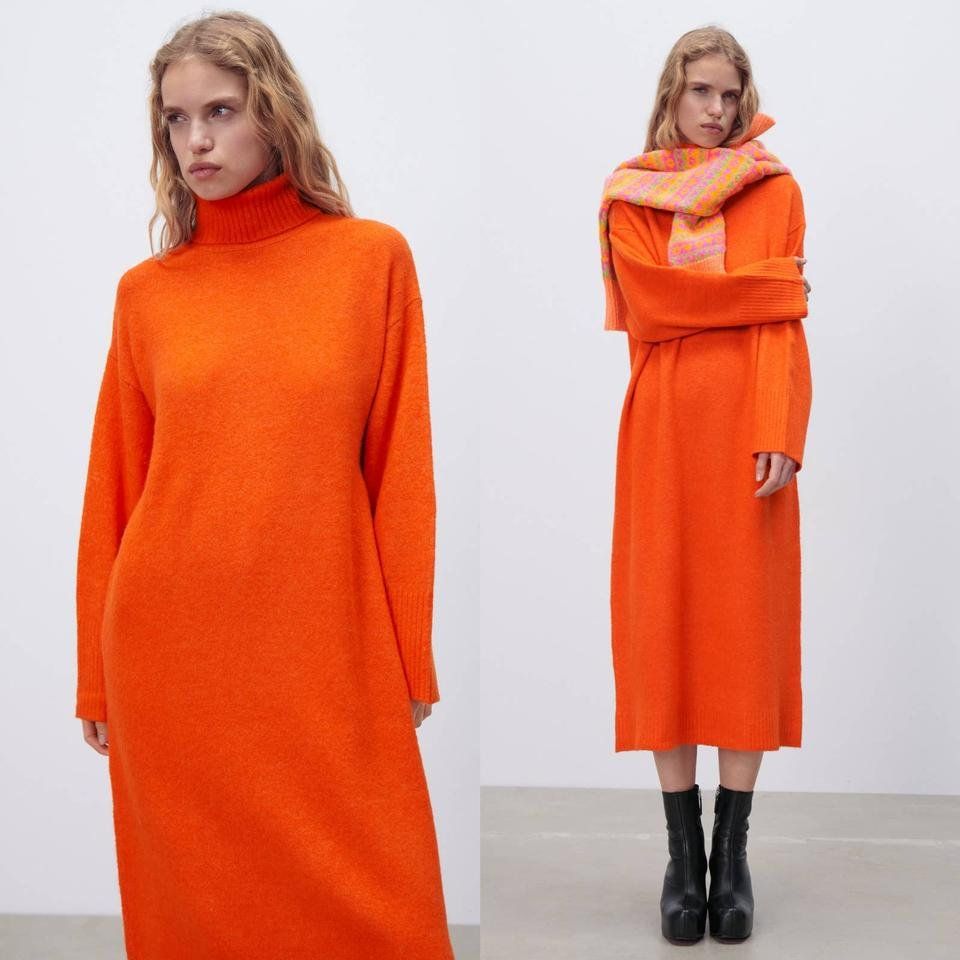Zara Kleider: Zara Pullover Dress with Roll Neck, size S – Gebraucht aus Nyon von My_wardrobe