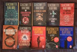 Giacometti & Ravenne, Lot de 10 Thrillers Ésotériques!