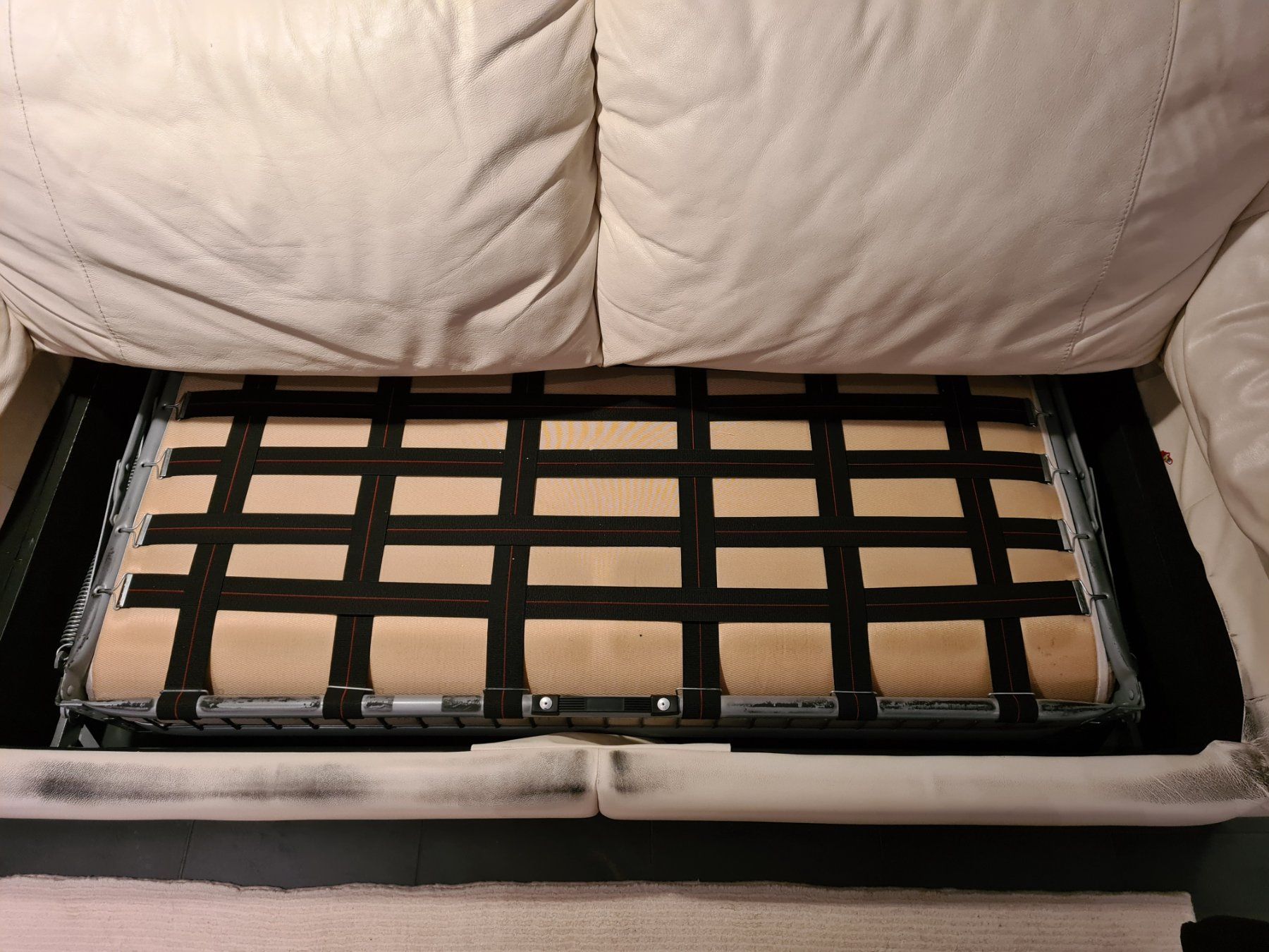 Sofas: Sofa mit Schlaffunktion IKEA Echtleder – D'occasion à Schaffhausen par mno_5j2p 2