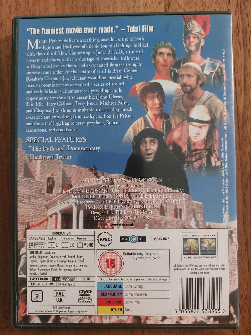 Tutti i DVDs: DVD - Monty Python's Life of Brian – Usato da Rheinfelden venduto da FilmAuktion 1