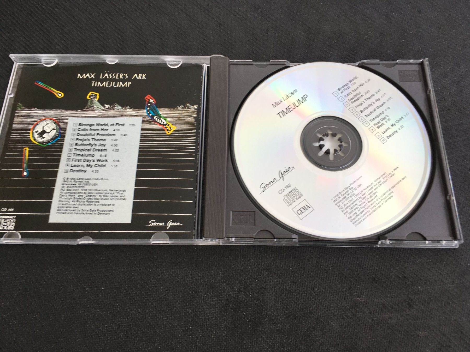 CD: Max Lässer's Ark - Timejump -CD- – Usato da St.Gallen venduto da MedienJoe 1