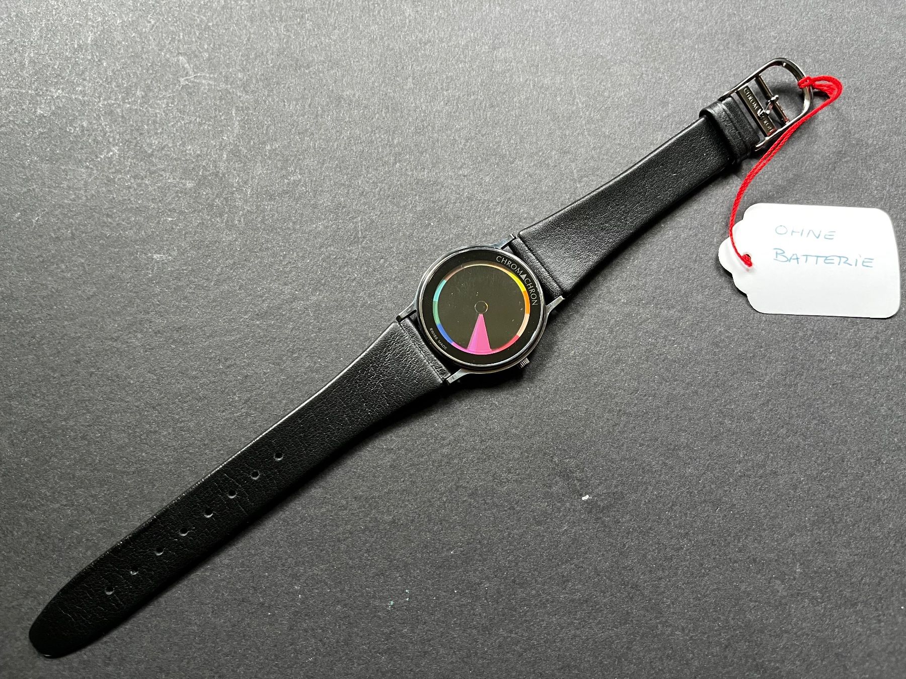 Orologi: CHROMaCHRON Colour Time - selten - "Stahl"-Variante – Usato da Zürich venduto da FV.vintage 1