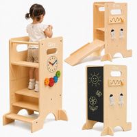 Montessori Lernturm Holz Kinder ab 1 Jahr Learning Tower