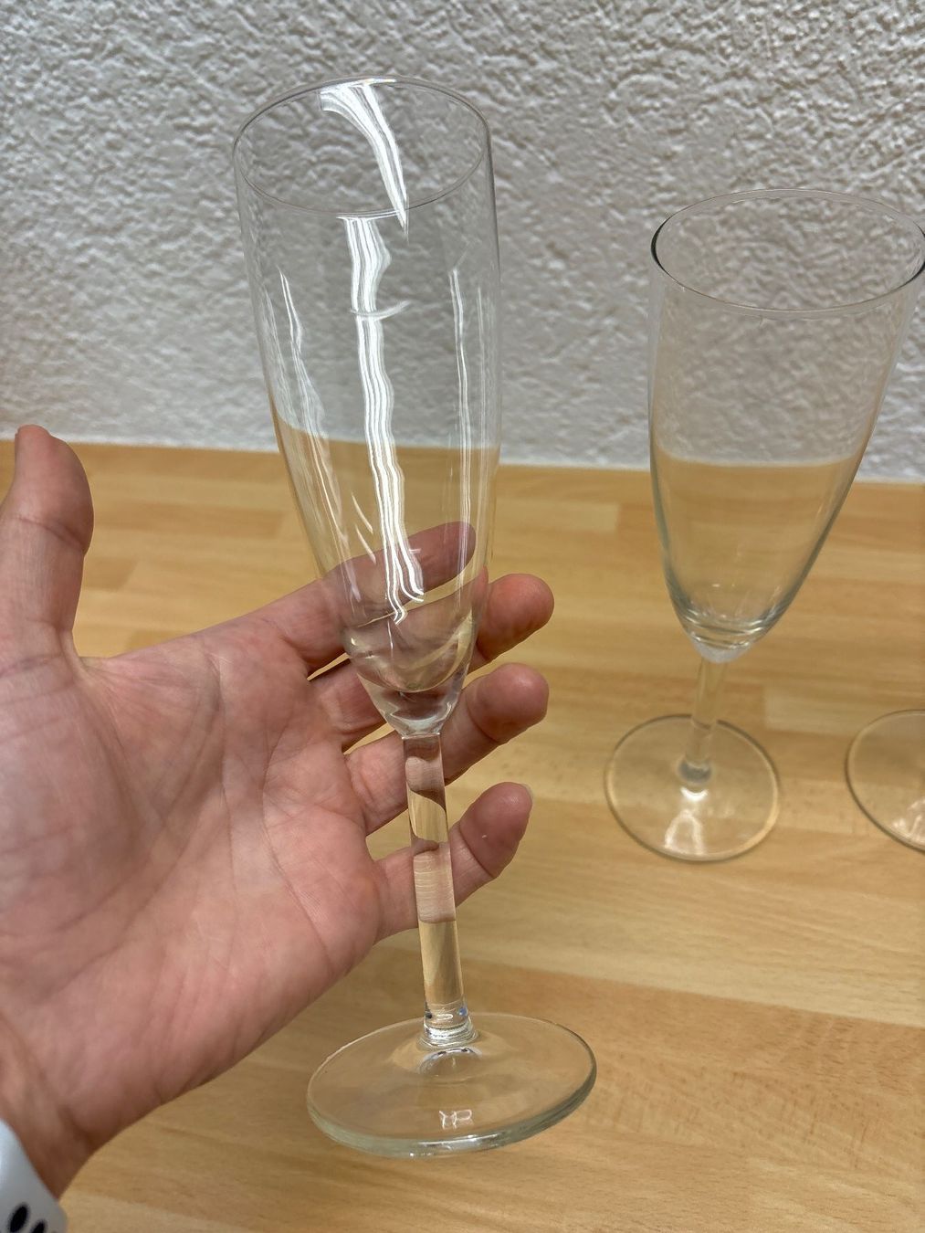 Gläser: Prosecco - Gläser, 5 Stück, Höhe 21.5 cm – Gebraucht aus Wetzikon ZH von CZ. 4