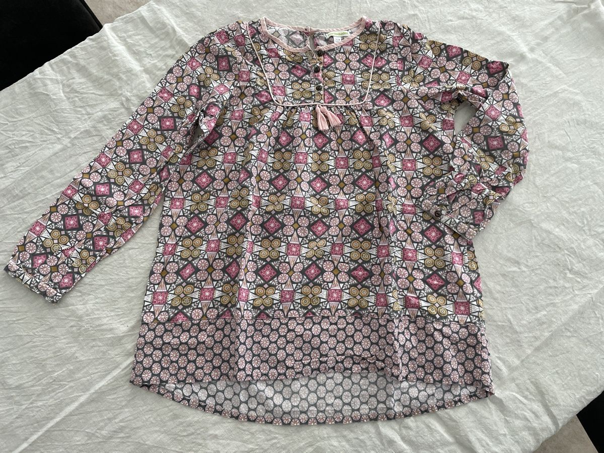 Camicette, T-shirt & Top: Vertbaudet Tunika Gr. 156 Mädchen – Usato da Weesen venduto da Steiboeck