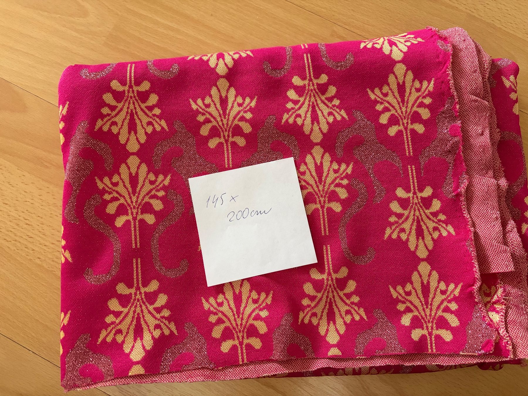 Tessuti: Pinke Stoff Muster, Grösse 145x200cm – Nuovo e nell'imballaggio originale da Zürich venduto da sandrovics
