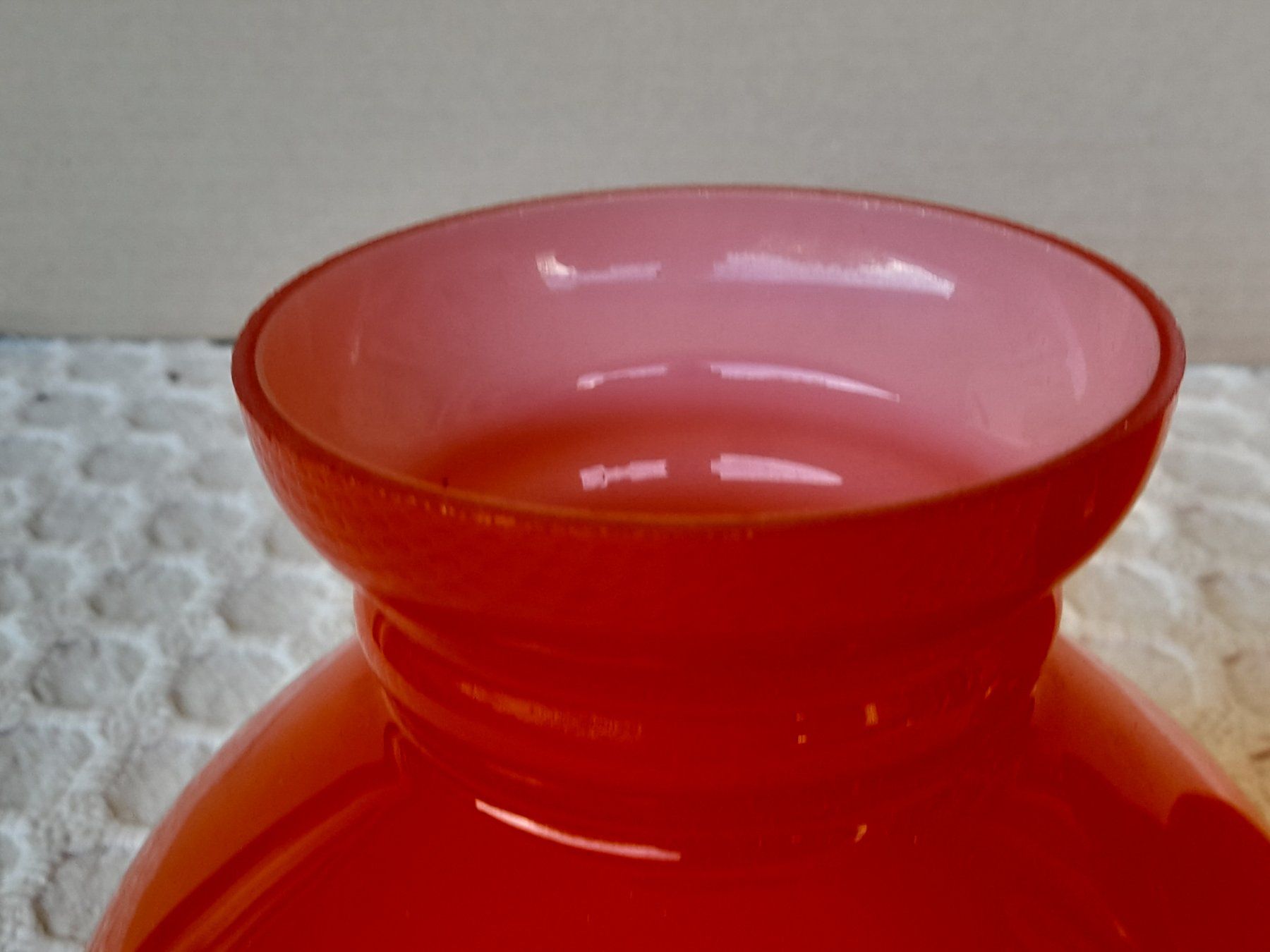 Abat-jours: 2 Glas-Lampenschirme orange – D'occasion à Thun par Treff.....e 1