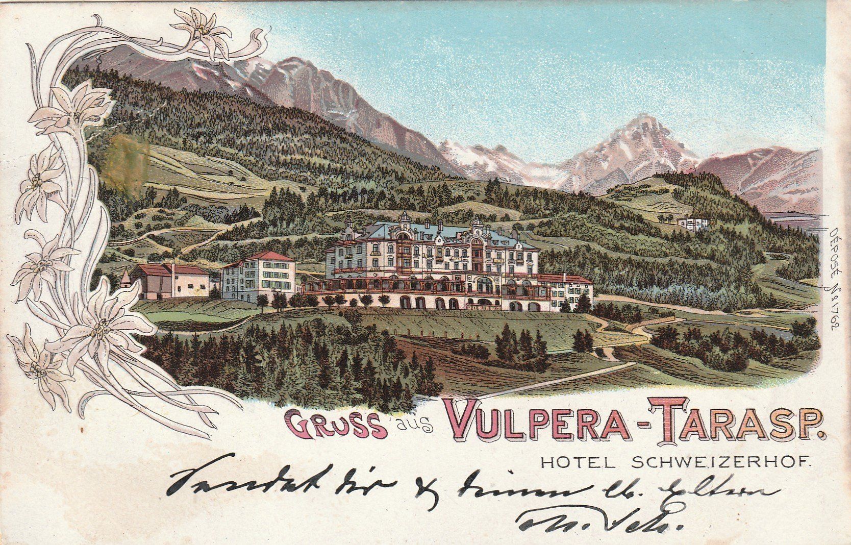 Ansichtskarten: Vulpera - Tarasp Litho – Gebraucht aus Rorschacherberg von fratovi2