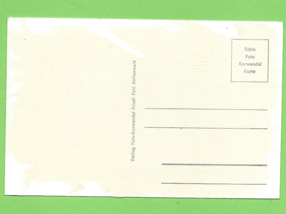 Cartoline postali: Lautersee mit Wetterstein – Usato da Zürich venduto da t24_de 1