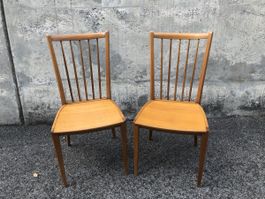 2 x Holz Stühle -Stuhl aus Holz