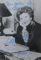 Edwige Feuillère (1907-1998) Schauspielerin - Autogramm