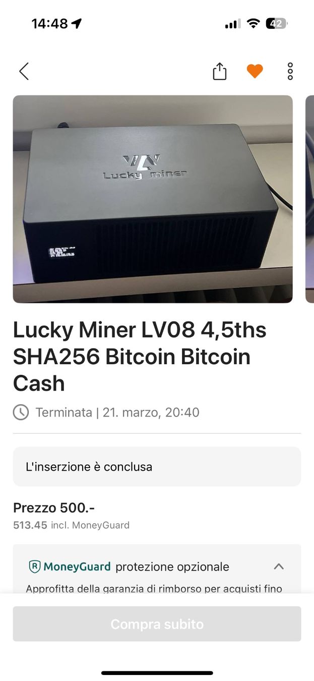 Bitmain Coin Miner: WiFi Miner 4.5-6.0 TH/s – Nuovo e nell'imballaggio originale da Rorschach venduto da Manuel-Zeno 3