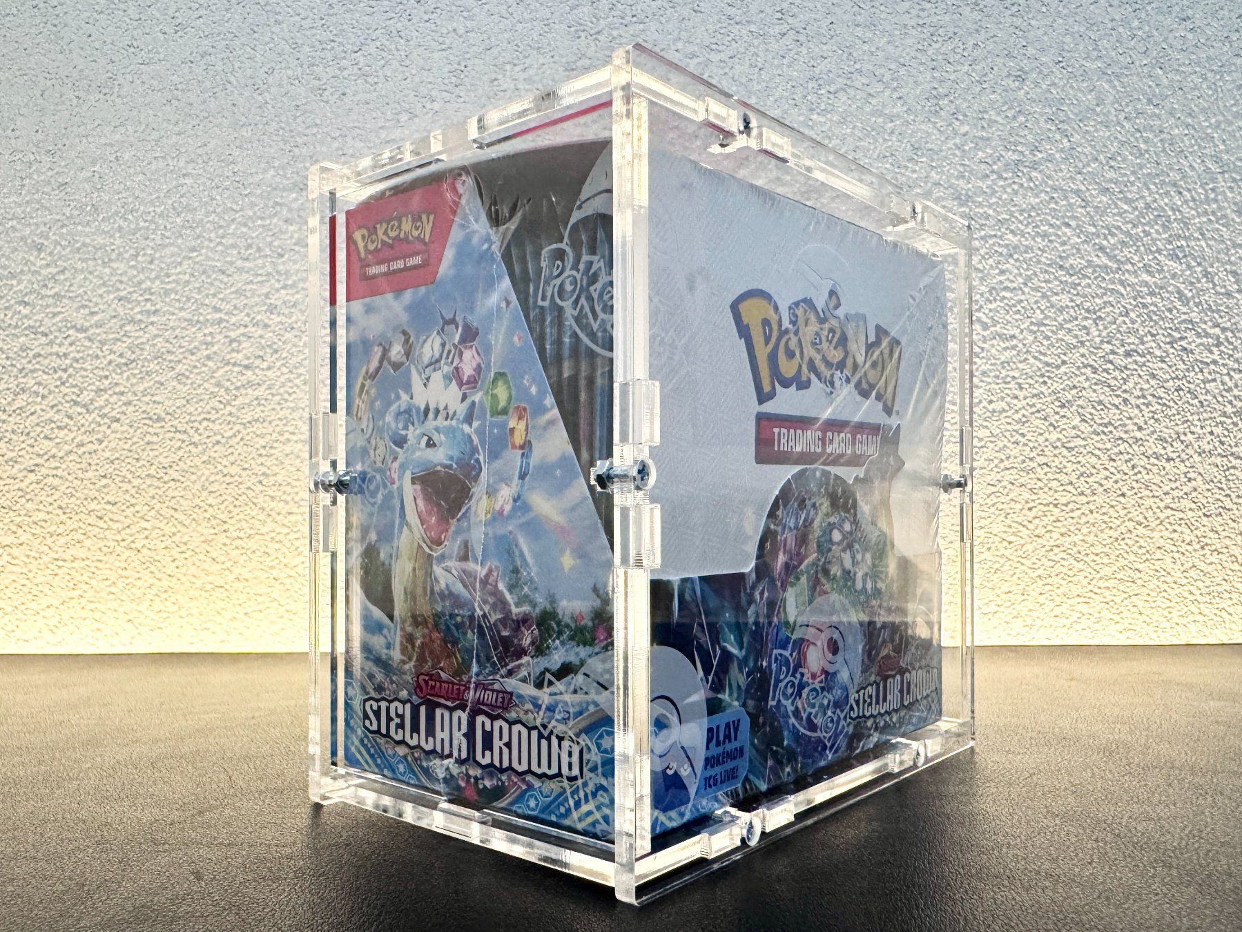 Pokémon Carte collezionabili: Pokémon Stellar Crown Display EN OVP + Acrylbox – Nuovo e nell'imballaggio originale da Schlatt TG venduto da catch_up 1