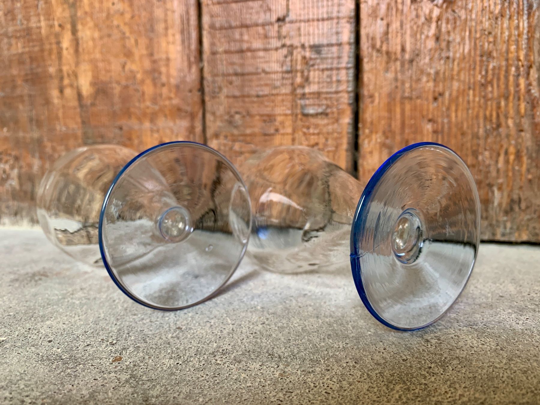 Bicchieri: Schnapsglas mit blauem Boden – Usato da Zürich venduto da Les_Zurichois 4
