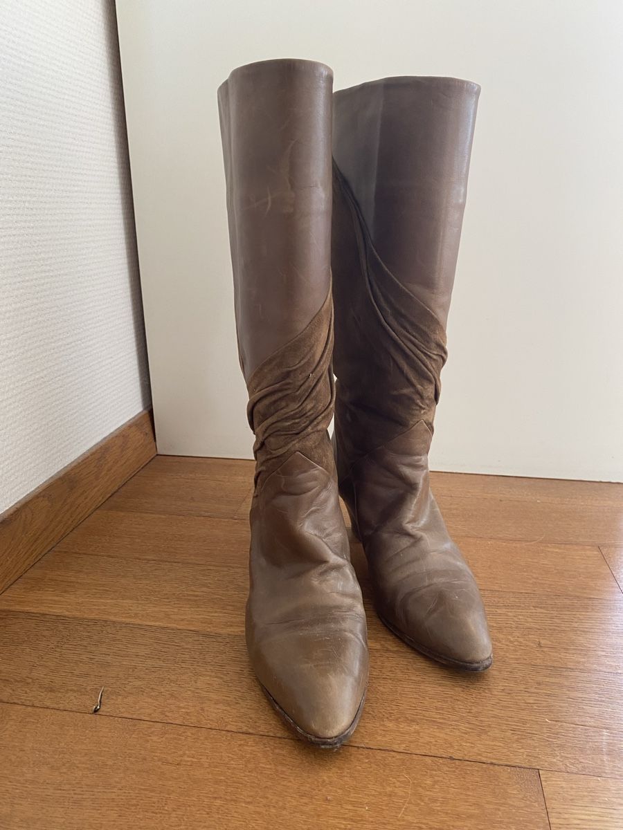 Chaussures femmes: Damenstiefel Leder/Wildleder – D'occasion à Buchs Ag par Cleaudia 1