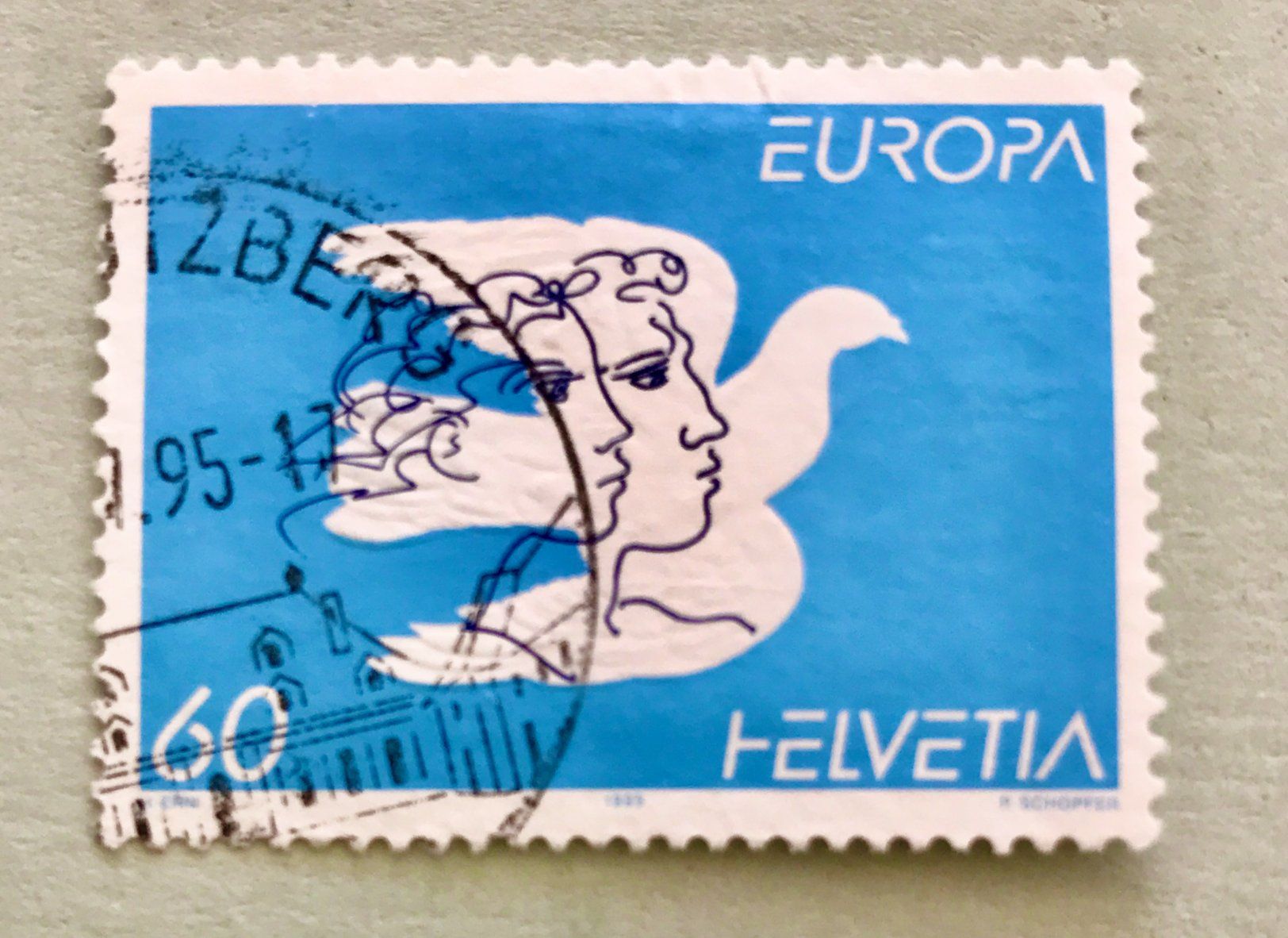 Tutti i francobolli: Nr.880 Friede Europa GESTEMPELT 1995 – Usato da Aarau venduto da Billa007