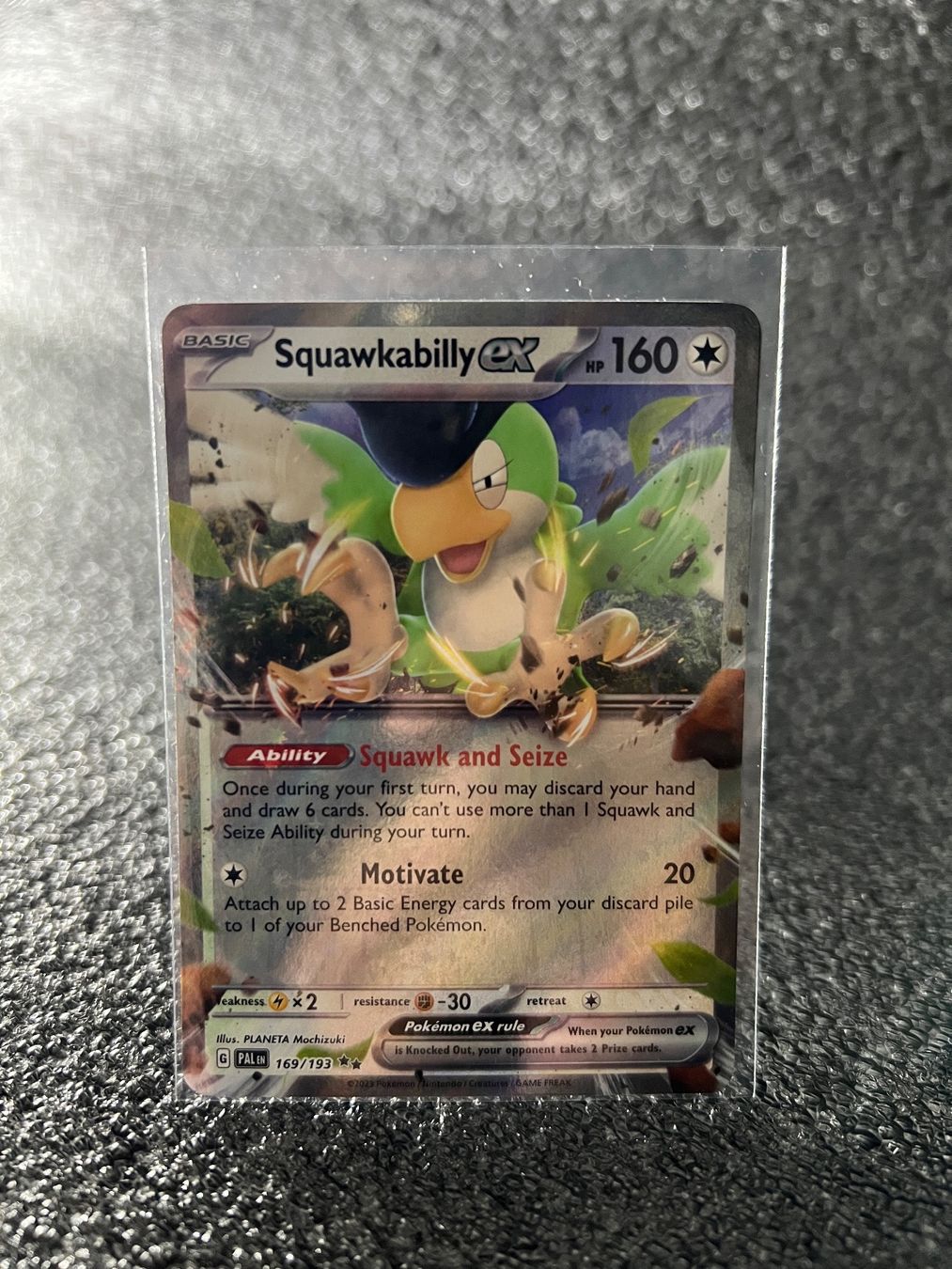 Pokémon Carte collezionabili: Pokémon Paldea Evolved - Squawkabilly eX 169/193 – Nuovo (secondo la descrizione) da Birmensdorf ZH venduto da Swiss-_-Collector